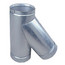 6" x 6" x 3" Galvanized "Y"