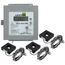 Submeter, Indoor, 480v, 3 Phase 4 Wire, Max 400a, 3 Split Core Current Transformers, Demand Meter, Electric Meter Kit