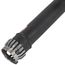 2" x 36" PolyPro Black UV Resistant Single Wall Straight Pipe w/ LB2