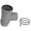 2" PolyPro Tee with Cap w/ Locking Clamp
