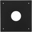 2" PolyPro Black Wall Plate