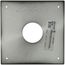 2" PolyPro Black Wall Plate