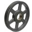 2 Groove Cast Iron Split Taper Sheave, 5V Belt, 12.5" OD