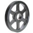 2 Groove Cast Iron Split Taper Sheave, 5V Belt, 13.2" OD