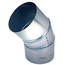 7" Stainless Steel 45° Elbow (3 Piece)