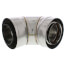 4" x 90-Degree Z-Vent Double Wall Elbow