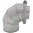6" x 90-Degree Z-Vent Double Wall Elbow w/ ZV-Clamp