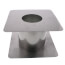 4" Z-Vent Adjustable Wall Thimble (10" x 10") (Adjust from 7" to 13")