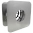6" Z-Vent Adjustable Wall Thimble (Adjust from 7" to 13")