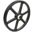 2 Groove Cast Iron Split Taper Sheave, A, B Belt, 18.75" OD
