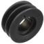 2 Groove Cast Iron Split Taper Sheave, A, B Belt, 4.15" OD