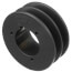 2 Groove Cast Iron Split Taper Sheave, A, B Belt, 4.15" OD