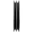 2 Groove Cast Iron Split Taper Sheave, A, B Belt, 9.75" OD