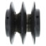 2 Groove Cast Iron Variable Pitch Sheave w/ 1-1/8" Bore, 3.95" OD