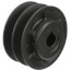 2 Groove Cast Iron Variable Pitch Sheave w/ 1-1/8" Bore, 5.35" OD