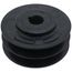 2 Groove Cast Iron Variable Pitch Sheave w/ 1-3/8" Bore, 6.55" OD