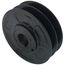2 Groove Cast Iron Variable Pitch Sheave w/ 1-5/8" Bore, 7.5" OD
