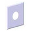 4" Z-DENS Galvanised Wall Plate