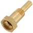 3/4" NPT Brass Thermowell with 3-1/2" Stem, 1-7/10" Insertion