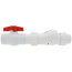 1-1/2" PVC "Quiet Check" Solvent Weld w/ Quarter Turn Ball Valve (White Valve Body)