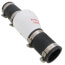 1-1/2" PVC "Quiet Check" Solvent Weld w/ Hose Clamp (White Valve Body)