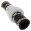 2" PVC "Quiet Check" Solvent Weld w/ Hose Clamp (White Valve Body)