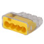 In-Sure Push-In Wire Connectors - 4 Ports, Yellow (Jar of 200)