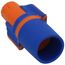 Twister ProFLEX Mini 343 Wire Connector, Orange/Blue (Jar of 500)