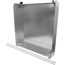 Wall Mounted Suspended Platform w/ Steel Drain  (24" x 24" Pan x 4" Pan)
