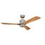 Ridley LED 52" Fan ( (Brushed Stainless Steel)