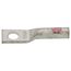 One Hole Long Barrel Compression Lug, Wire Size #8 AWG, 1/4" Bolt (Red)