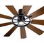 Gentry LED 65" Fan (Distressed Black)