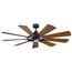 Gentry LED 65" Fan (Distressed Black)