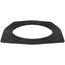 24" Riser Adapter Ring for Corrugated Pipe (Black)