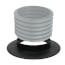 12" Pipe Adapter Ring for Corrugated Pipe (Black)
