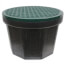 24" Rhino Drainage Box w/ Domed Cover, 4 Seals & Nuts, & 8 Screws (10 Hole)