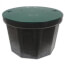 24" Rhino Drainage Box w/ Domed Cover, 4 Seals & Nuts, & 8 Screws (10 Hole)