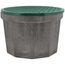 24" Rhino Drainage Box w/ Heavy Duty Grate, 4 Seals & Nuts, & 8 Screws (10 Hole)