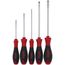 5-Piece SoftFinish Slotted & Phillips Screwdriver Set