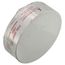 Foil-Grip 1402 Silver Printed Pressure-Sensitive General-Purpose Rolled Mastic Sealant Tape (2" x 100'), 304099