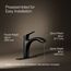Rival 1-Handle Pull Out Kitchen Faucet (Matte Black), K-30468-BL