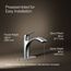 Rival 1-Handle Pull Out Kitchen Faucet (Polished Chrome), K-30468-CP