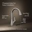 Rival 1-Handle Pull Down Kitchen Faucet (Stainless Steel), K-30469-VS