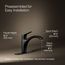 Rival 1-Handle Swing Spout Kitchen Faucet (Matte Black), K-30470-BL