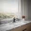 Rival 1-Handle Swing Spout Kitchen Faucet with Spray (Matte Black), K-30471-BL
