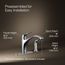 Rival 1-Handle Swing Spout Kitchen Faucet with Spray (Polished Chrome), K-30471-CP