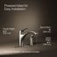 Rival 1-Handle Swing Spout Kitchen Faucet with Spray (Stainless Steel), K-30471-VS