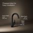 Rival 1-Handle Swing Spout Bar Faucet (Matte Black), K-30472-BL