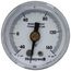 1-1/2" Center Back Stem Mounted Pneumatic Receiver Gauge -40/+160F