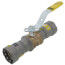 3/4" MegaPressG Bronze Ball Valve w/ Carbon Steel Press Ends